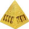 Kocris Casa Piramide egiziana Decorazione acquario vasca pesce Decorazioni Ornamento Antico Egitto Statue Figurina Scultura per Geco Rettile Tartaruga Lucertola Ragno Serbatoi Terrario Geko
