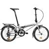 Dahon MARINER D8 Bicicletta Pieghevole Telaio Leggero in Alluminio da 20″Freni V a 8 Velocità per Adulti da 145 cm a 195 cm Argento Folding Bike