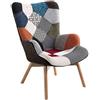 Tomasucci Wink Design Kaleidos-G Poltrona, Lino, Multicolore, 67x78x94 cm