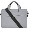 RAINYEAR make life easier RAINYEAR 15 Pollici Laptop Borsa a Tracolla per PC Portatile 15,4 Notebook Chromebook, Custodia Impermeabile Sleeve con Manici Cinturino, Particolarmente Compatibile con 15 MacBook Pro, Grigio