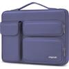 MOSISO 13.3 pollici Custodia Laptop Porta, 13-13.3 pollici Borsa PC Compatibile con MacBook Air/Pro 13 / Pro 14, HP Dell ASUS Lenovo, Lato Aperto Borse con 2 Alzato & 1 Tasche Patta, Lavanda Grigio