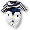 Bambinos Babysuit Pinguino pagliaccetto bambino ragazza vestito bambino vestito neonato vestito neonato vestiti neonato tutina bambino tutina regalo bambino, bianco, 0-3 Months