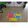 AUA SIGNALETIQUE - Signalisation au respectez la File Gauche - Autocollant laminé - Rouge 420x160 mm