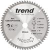 Trend Blade per Sega Circolare in Alluminio e Plastica, Diametro 190mm, Foro 20mm, 60 Denti, 2.8mm Spessore, Gancio -6°, TCT, Finitura Extra-Fine, CSB/AP19060A