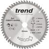 Trend Laminate & HPL Circular Saw Blade, 184mm Diametro, 20mm Foro, 56 Denti, 2.6mm Fenditura, Angolo di Incidenza +4°, TCT, Finitura Super-Fine, CSB/PT18456A