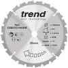 Trend Blade per Sega Mitre Senza Filo in Legno, Diametro 185mm, Foro 20mm, 24 Denti, 1.6mm Spessore, Gancio -5°, TCT, Finitura Media, CSB/CC18524T
