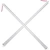 SOLUSTRE Striscia Led Rigida - 2 Pezzi 50 Cm Bianco Caldo 12 V Ip65 Per Decorazioni Per La Casa