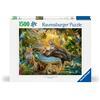 RAVENSBURGER 00738 PUZZLE DA 1500 PZ. LEOPARDI NELLA GIUNGLA