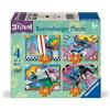 RAVENSBURGER 04106 PUZZLE 4 IN A BOX DISNEY STITCH