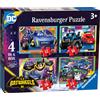 RAVENSBURGER 01055 PUZZLE 4 IN 1 BATWHEELS