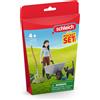 SCHLEICH 2542747 SET PULIZIA E CURA CON EMILY