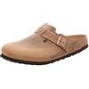Birkenstock Boston 960813, Zoccoli unisex adulto, Marrone (Tobacco Brown), 43 (Stretta)