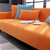 ZCXRYFL Telo Salva Divano Angolare Penisola A L/U 1 2 3 4 Posti Ciniglia Copridivano Antiscivolo Rebel Cat Fodera Divano AntiGraffio per Divani Pelle/Legno/Tessuto Balcone Coperta(70X120cm,Orange)