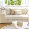 ZCXRYFL Cotone Copridivano Fodere Divano Penisola Angolare A L/U 1 2 3 4 Posti Fodera Divano Antiscivolo per Divani in Pelle/Legno/Tessuto Coperta da Balcone/Davanzale per Gatti(90X160cm,White)