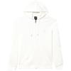 Armani Exchange The Grid, Sustainable, Logo Tape Felpa con Cappuccio, Bianco Écru, XS Uomo