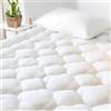 GRT topper singolo 140x200x30 cm, topper in Viscosa di Bambù, Lavabile Più Volte, Certificato Oeko-Tex, Protezione 360°