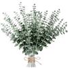 JAONLD Eucalipto Artificiale 30 Pezzi Eucalipto Essiccato Rami Decorativi Foglie di Artificiali Rami di Seta Sintetica, Foglie Verdi per Matrimoni, Feste e Decorazioni