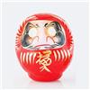 Yoshida Daruma Daruma - Amuleto giapponese, 12 cm, in cartapesta, misura 2