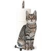 courti porta rotolo di carta igienica a forma di gatto, porta carta igienica da bagno, regalo per gli amanti dei gatti (grigio)