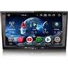 Erisin 8 Pollici 8-Core 4GB+64GB Android 14 Autoradio GPS Navigatore per Opel Corsa D Astra H Corsa C Zafira B Vivaro Meriva Combo CarPlay Android Auto Bluetooth 5.0 WiFi DSP DAB+ FM RDS USB Canbus