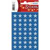 Herma Decori natalizi -3 fogli da 40 stelle decorative, argento