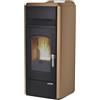 LAMINOX CARLOTTA LUX 24 IDROVENTILATA BRONZO TERMOSTUFA PELLET