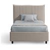 EvergreenWeb Letto con Contenitore 1 Piazza e Mezza BILBAO Beige