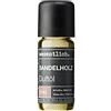 wesentlich. wesentlich, olio aromatico al legno di sandalo, per lampade profumate e diffusori, profumo per ambienti di alta qualità, 10 ml