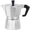 GHIDINI CIPRIANO SRL PEZZETTI, Italexpress Caffettiera 3 Tazze in Alluminio, Manico Ergonomico Resistente al Calore, Guarnizione in Silicone Alimentare, Per Piani a Gas No Piano Induzione
