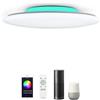 chysongoods Plafoniera LED con speaker BT compatibile Alexa/Google 16M RGB music sync | 48W 50CM Controllo tramite App/voce, luminosità e temperatura colore regolabili, telecomando incluso
