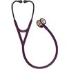 GIMA Stetoscopio Littmann Cardiology IV - 6239 - prugna - finitura arcobaleno brillante - connettore viola