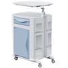 GIMA COMODINO OSPEDALIERO OLYMPUS con SERVILETTO - Dim 61,5x48,5xh 91 cm