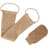 HXHWKEN Scrubber Esfoliante Fascia posteriore esfolian Scrubber Schiena in Canapa con Guanto per Bagno, Doccia, Uomini e Donne