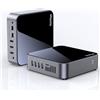 Dreamquest Mini PC Windows 11 Pro Vorinstalliert 16GB DDR4 RAM 512GB M.2 SSD, In
