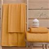 PETTI Artigiani Italiani - Asciugamani Bagno in 100% Spugna di Cotone, Set Asciugamani 3+3, 6 Pezzi 3 Asciugamani Viso e 3 Asciugamani Mani, Asciugamani Arancione
