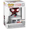 Funko Pop! Trains: Disney 100 - Miles Morales - Spider-man - Esclusiva Amazon - Figura in Vinile da Collezione - Idea Regalo - Merchandising Ufficiale - Giocattoli per Bambini e Adulti - Movies Fans