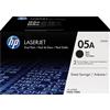 HP Confezione doppia di cartucce toner originali nero 05A LaserJet