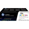HP Confezione da 3 cartucce originali di toner ciano/magenta/giallo LaserJet 125A