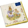 VILLEROY & BOCH Spring Fantasy Tovaglioli Famiglia Conigli 20 Pezzi 33x33cm Carta
