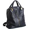 Alice Fan Borsa a tracolla in vera pelle bovina per donna borsa a tracolla in pelle nera borsa da viaggio in vera pelle zaino per donna, Nero , 13.4 inches