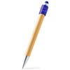 Penna touch a sfera in bamboo con inchiostro blu Fayer personalizzate o neutre