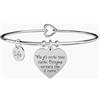 KIDULT Bracciale Donna Love Ma Gli Occhi Sono Ciechi, Bisogna Cercare con il Cuore! - Kidult