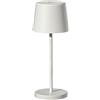 Lumisky Mini lampada da tavolo touch wireless in alluminio bianco LED MINI WHITE bianco dimmerabile H22cm