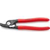 KNIPEX Cesoia per cavi Con molla di apertura rivestiti in resina sintetica 165 mm, 95 21 165