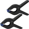 AERZETIX - C68447 - Set di 2 pinze a molla 170mm - apertura ganasce 75mm - in polipropilene e fibra di vetro