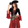 Leg Avenue mare crudele capitano costume (S, nero/bordeaux)