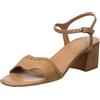 Geox D New Eraklia 50, Sandalo, Marrone Chiaro, 39 EU