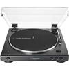 Audio-Technica AT-LP60XBT Giradischi con trasmissione cinghia e Bluetooth, Nero