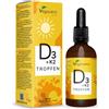 VEGAVERO Vitamina D3 + K2 60 ml Gocce