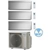Daikin Climatizzatore GARANZIA ITALIA Daikin Stylish Silver WiFi Trial Split Inverter 9000 + 9000 + 15000 BTU con U.E. 3MXM68A9 Classe A+++/A++ NOVITA' 2024